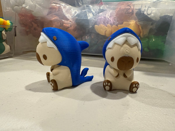Capybara Shark 3D-printed model