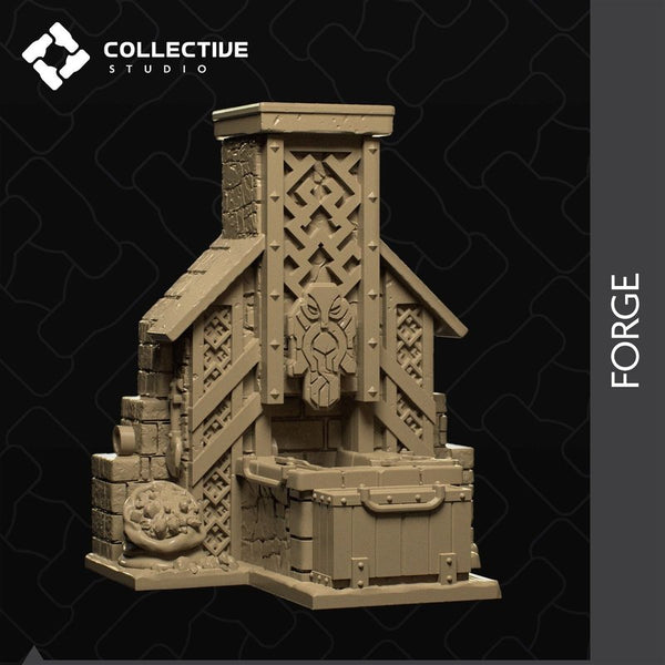 Ice And Fire Terrain Pieces 3D-printed model