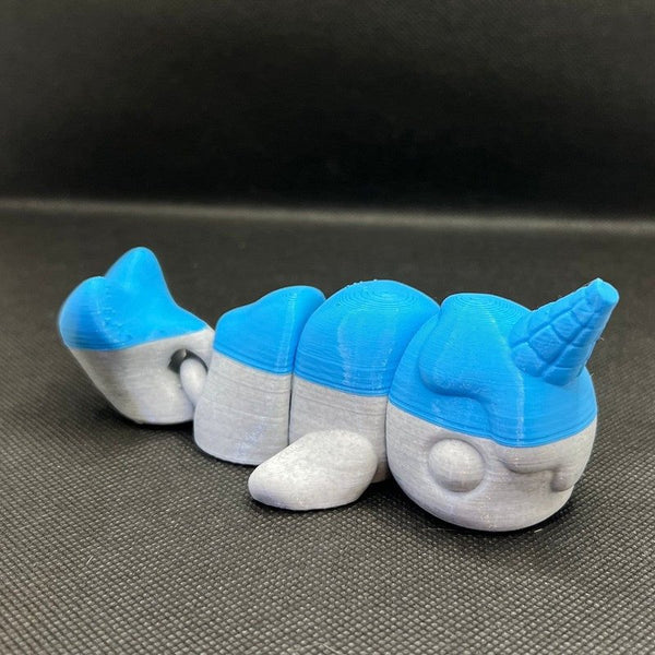 Ice Cream Narwal 3D-printed model