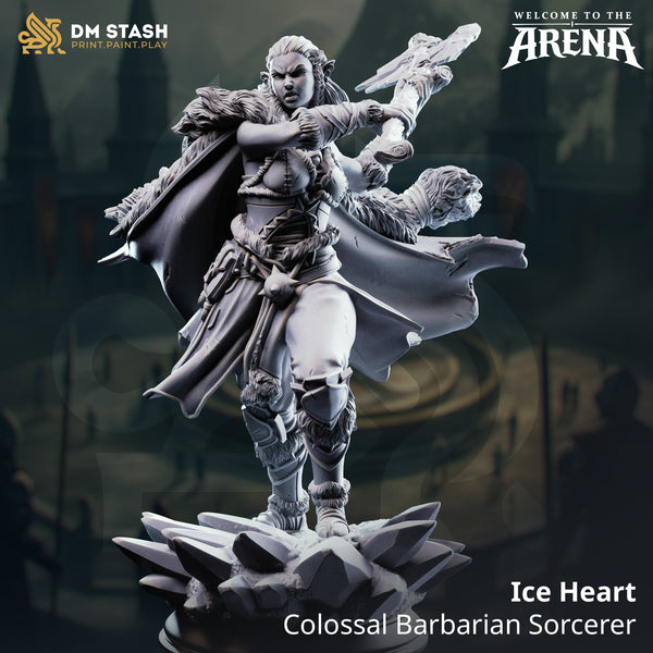 Ice Heart - Colossal Barbarian Sorcerer