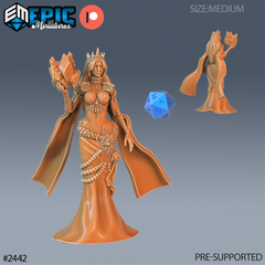 Ice Sorceress - The Printable Dragon