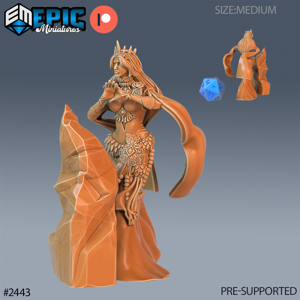 Ice Sorceress - The Printable Dragon