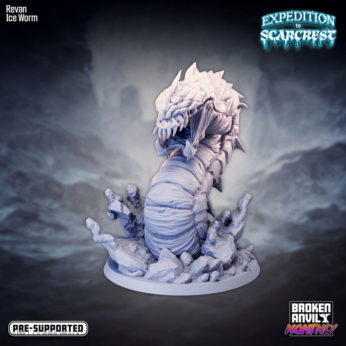 Ice Worm - The Printable Dragon