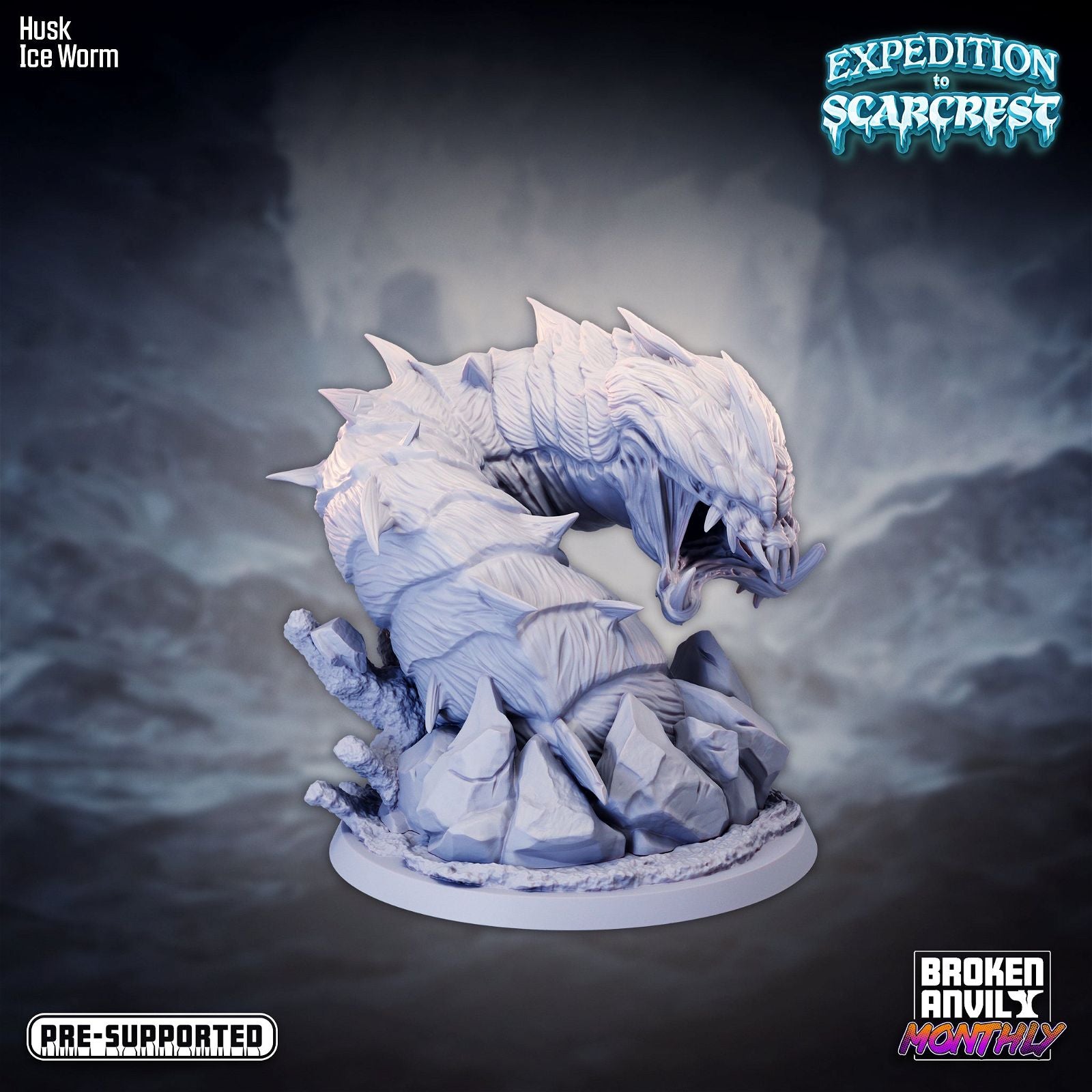 Ice Worm - The Printable Dragon