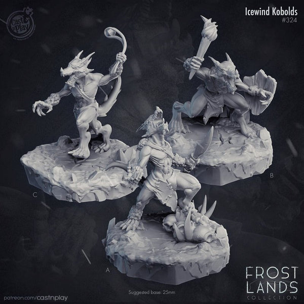 Icewind Kobolds 3D-printed model