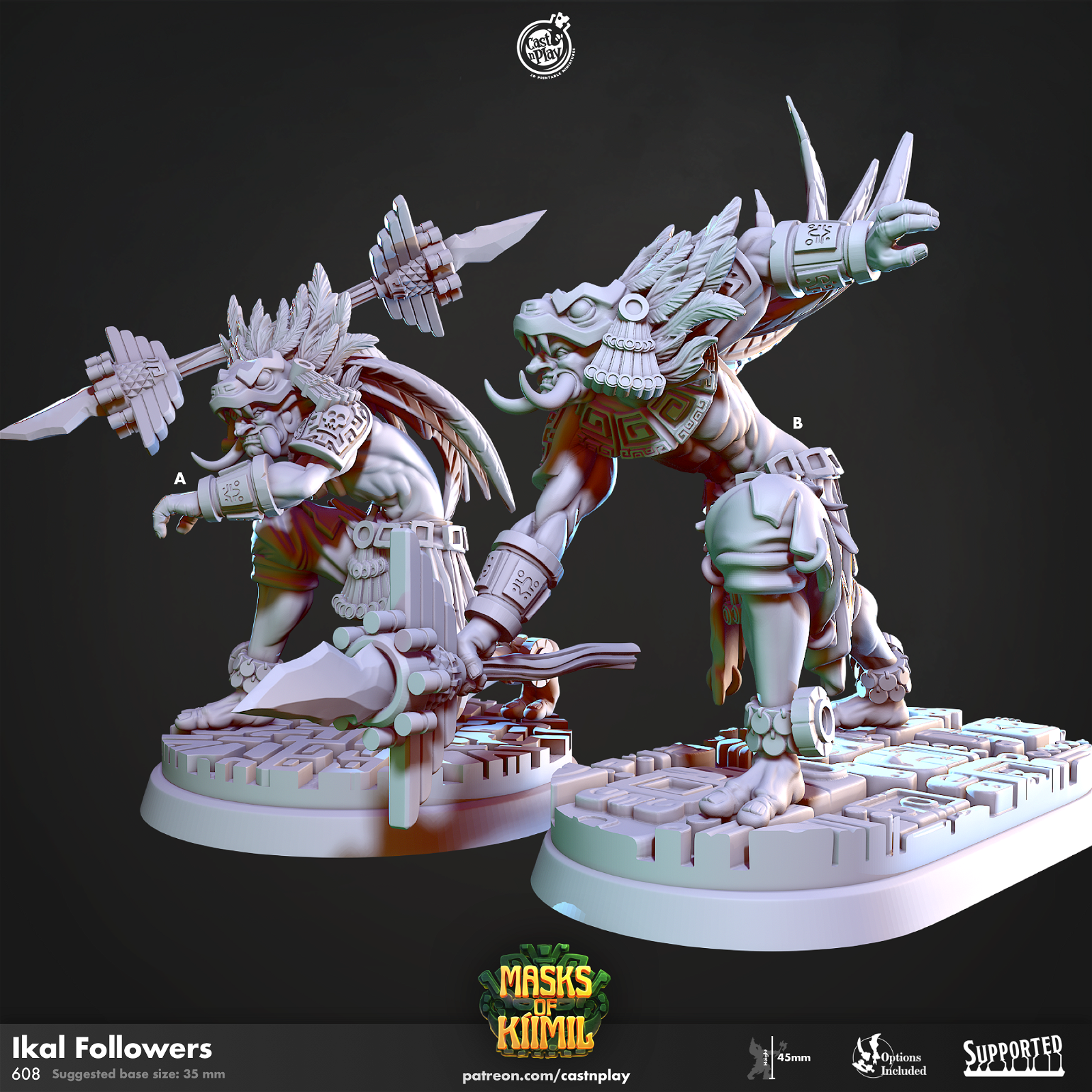 Ikal Followers - The Printable Dragon