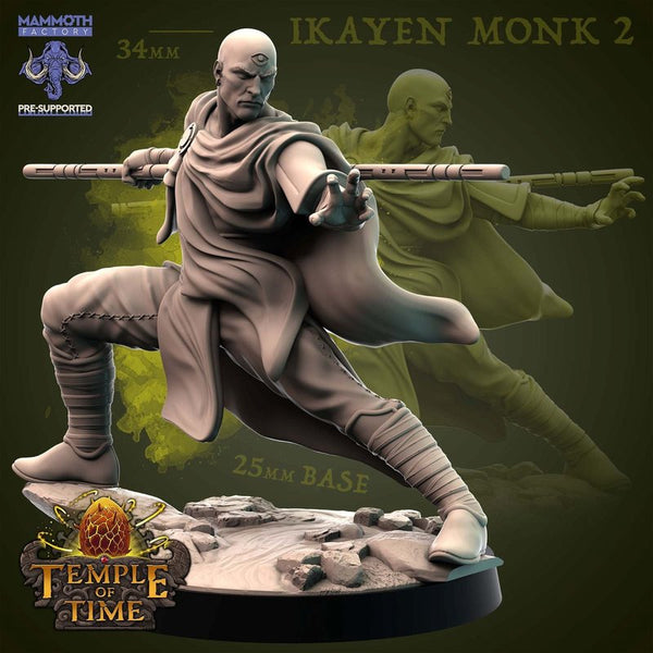 Ikayen Monk 3D-printed model