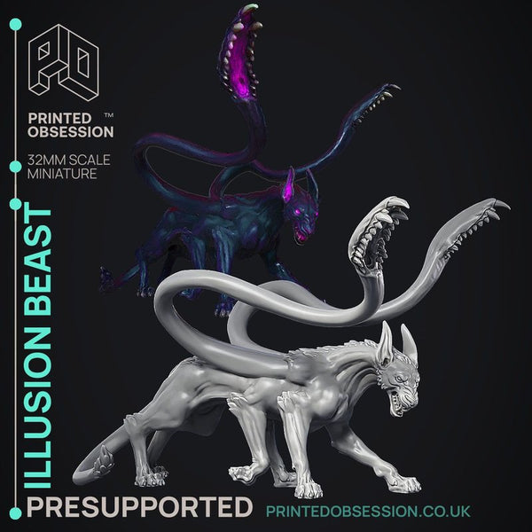 Illusion Beast 3D-printed model