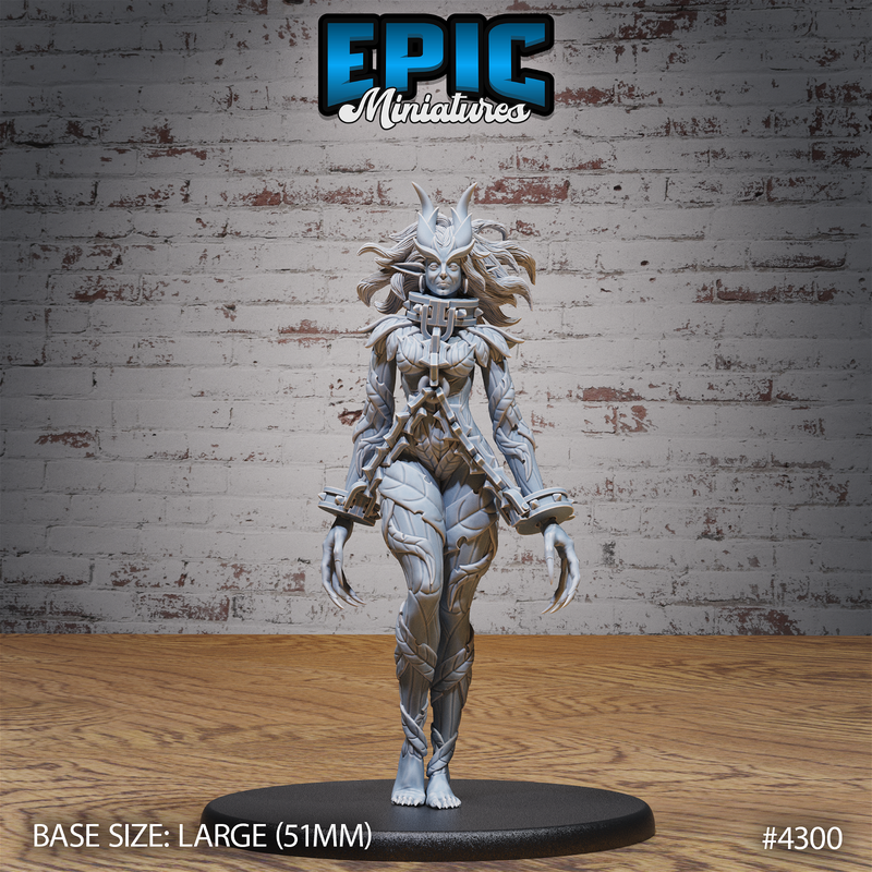 Imprisoned Demonness 3D-printed model