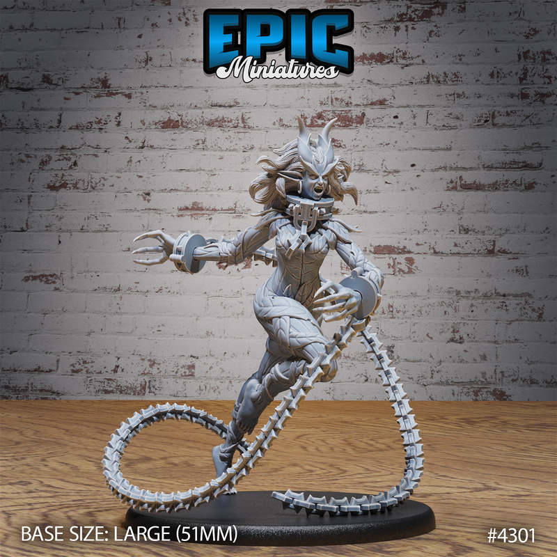 Imprisoned Demonness 3D-printed model