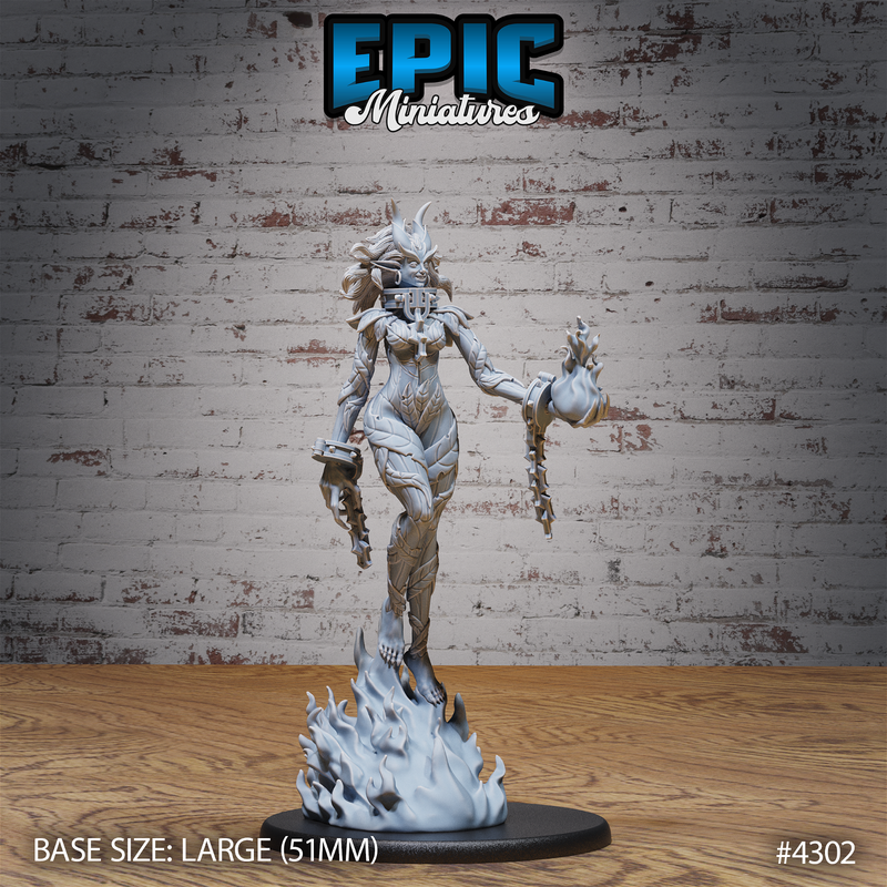 Imprisoned Demonness 3D-printed model