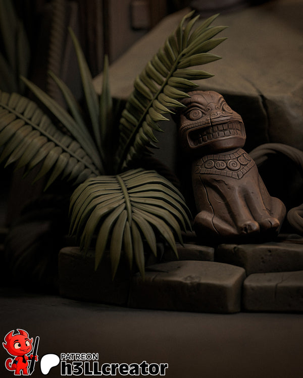 Indiana Jones 3D-printed model