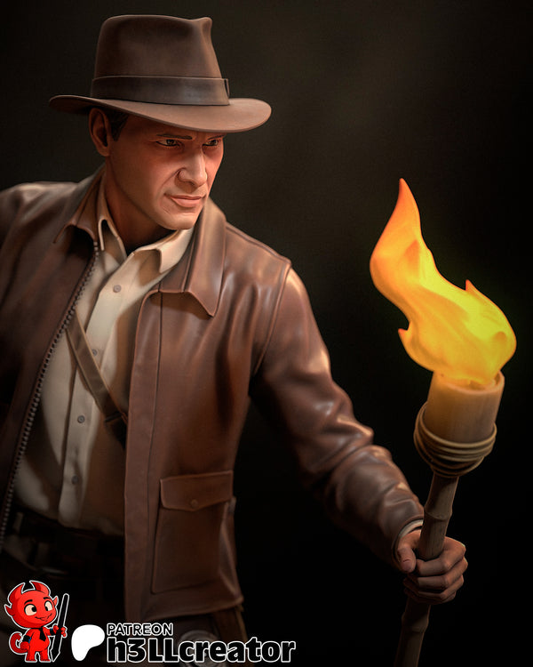 Indiana Jones 3D-printed model