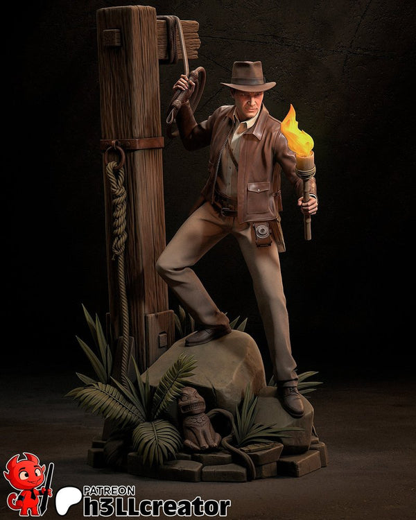 Indiana Jones 3D-printed model