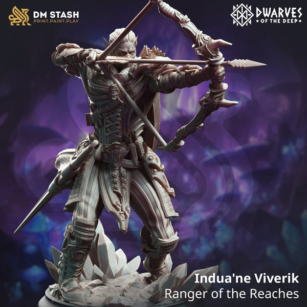 Indua'ne Viverik - Ranger of the Reaches 3D-printed model