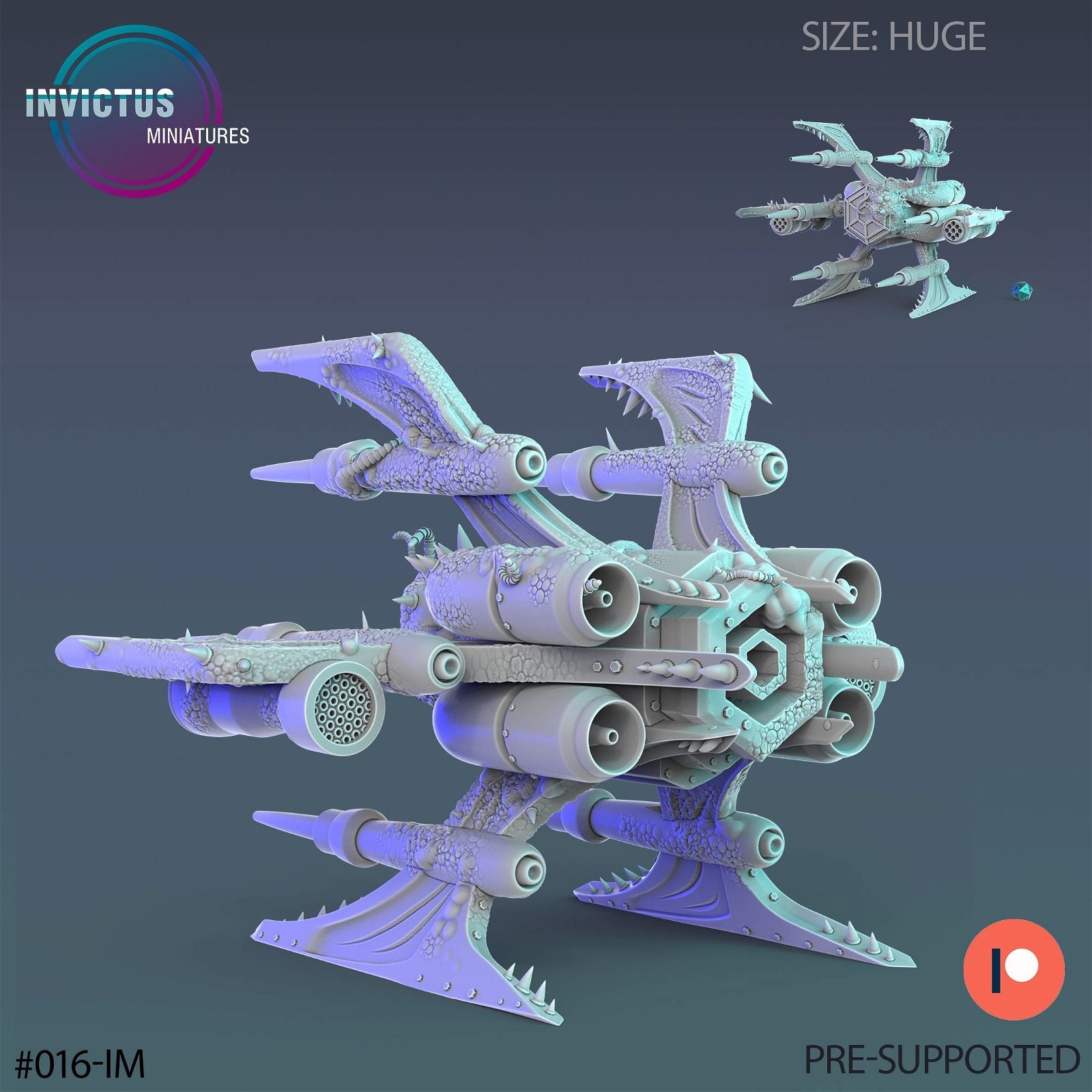 Infected Alien Jet - The Printable Dragon