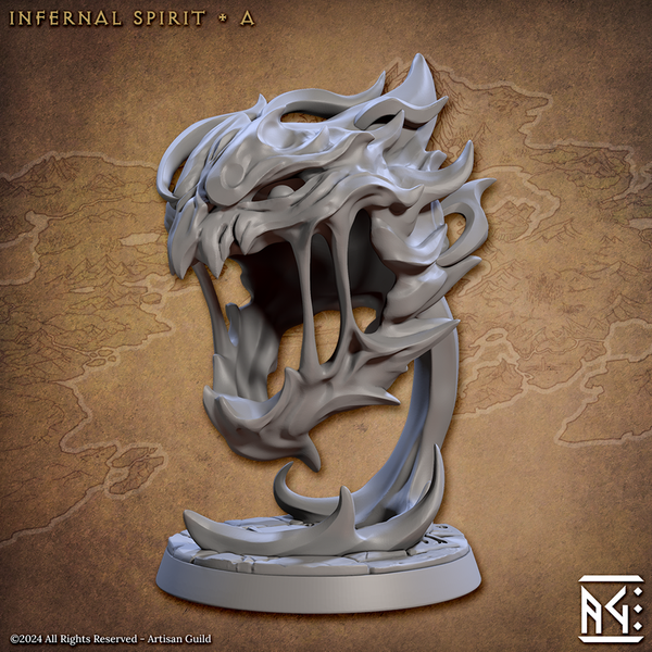Infernal Spirits 3D-printed model