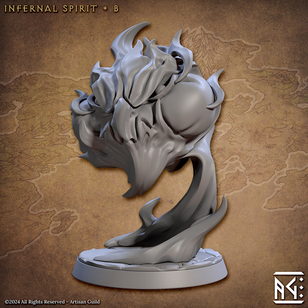 Infernal Spirits 3D-printed model