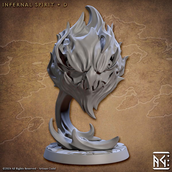 Infernal Spirits 3D-printed model
