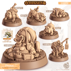 Ingsh The English Bulldog 3D-printed model