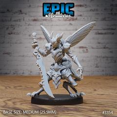Insect Warrior 3D-printed model