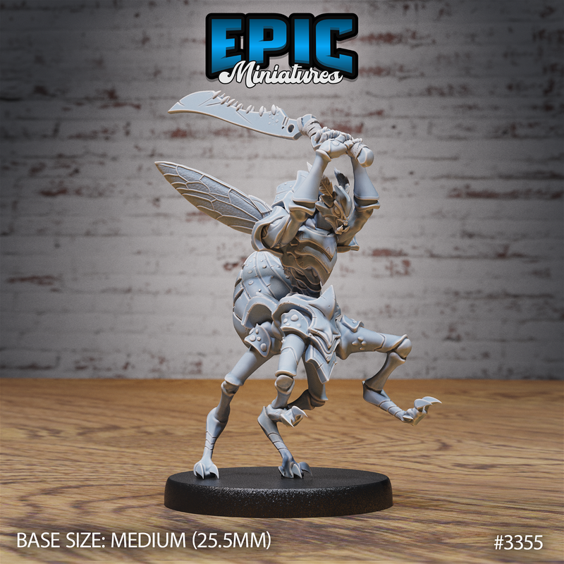 Insect Warrior 3D-printed model