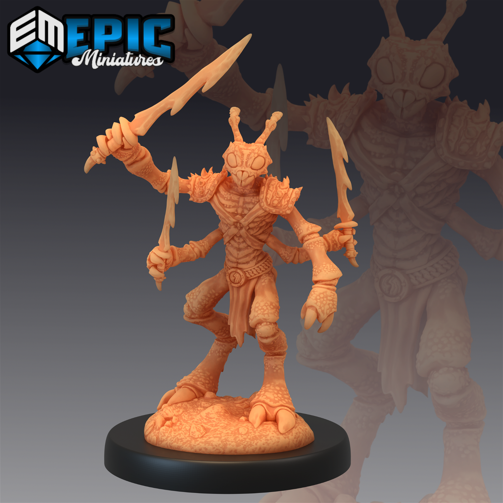 Insectoid Ant Warrior - The Printable Dragon