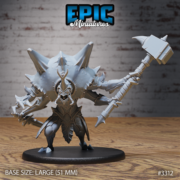 Insectoid Jungle Hulk 3D-printed model