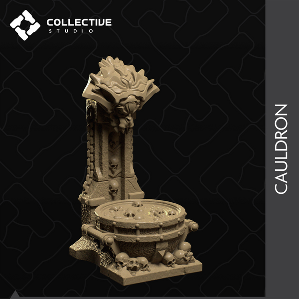 Into The Abyss Scenery 3D-printed model