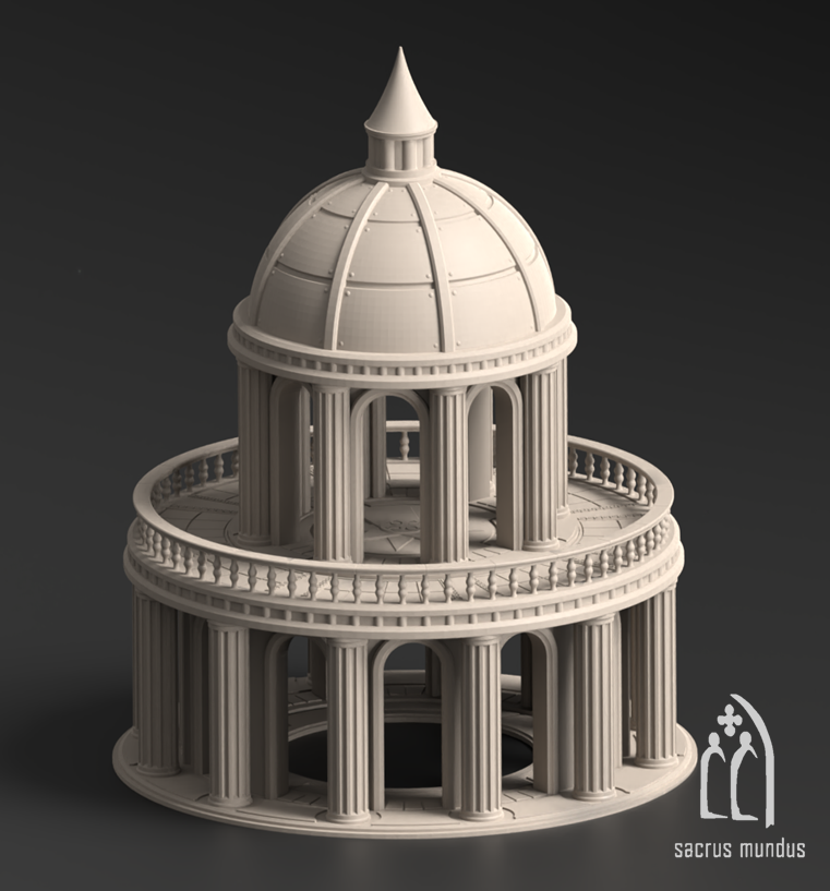 Invictaria Tholos 3D-printed model