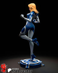 Invisible Woman 3D-printed model