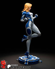 Invisible Woman 3D-printed model