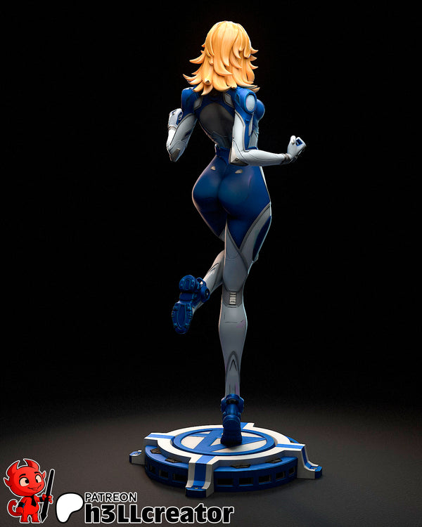 Invisible Woman 3D-printed model