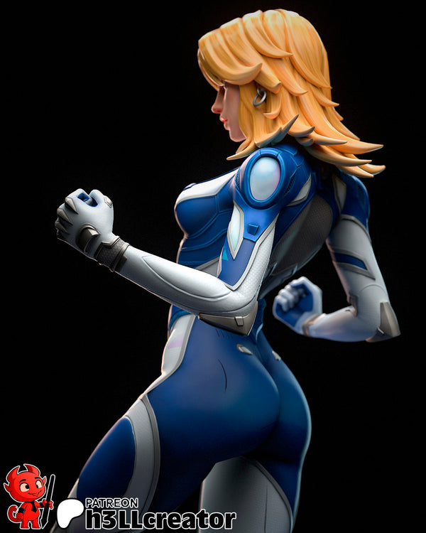 Invisible Woman 3D-printed model