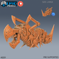 Iron Centipede 3D-printed model