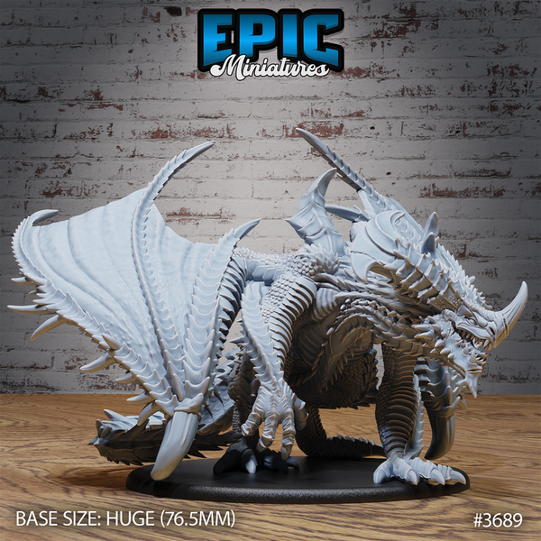 Iron Dragon 3D-printed model