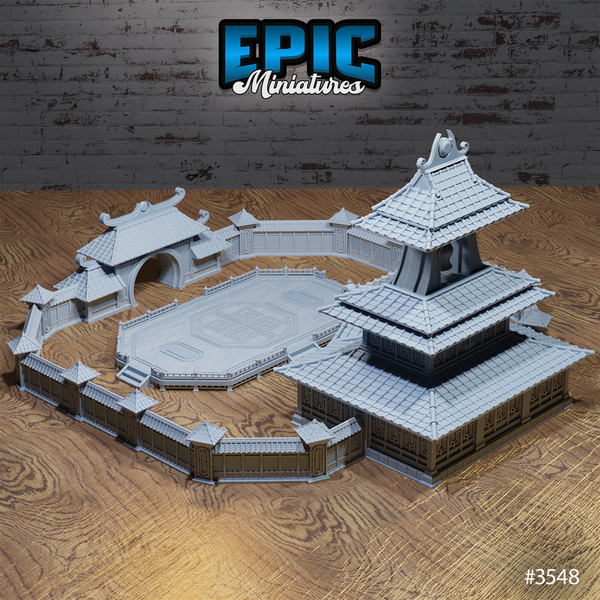 Iron Fist Arena 3D-printed model