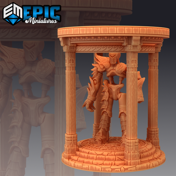 Iron Golem Construction Station 3D-printed model