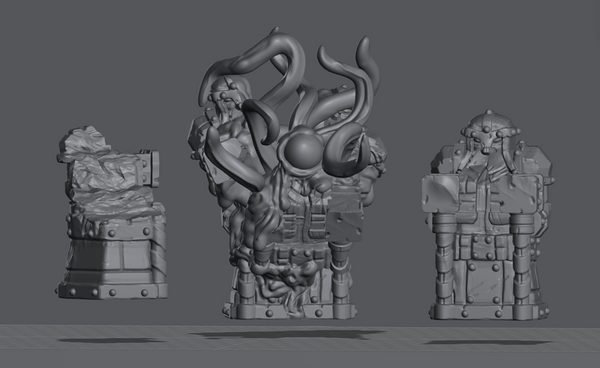Iron Hammer Statue 3D-printed model
