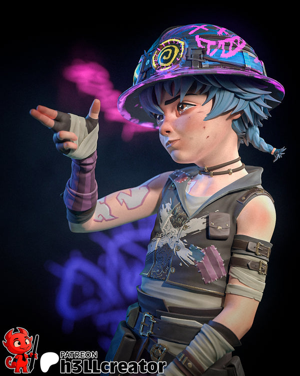 Isha 3D-printed model
