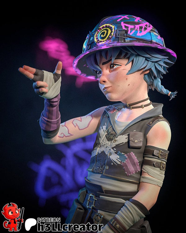 Isha 3D-printed model