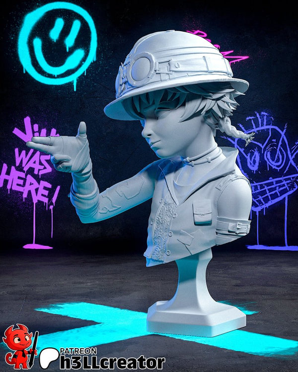 Isha Bust 3D-printed model