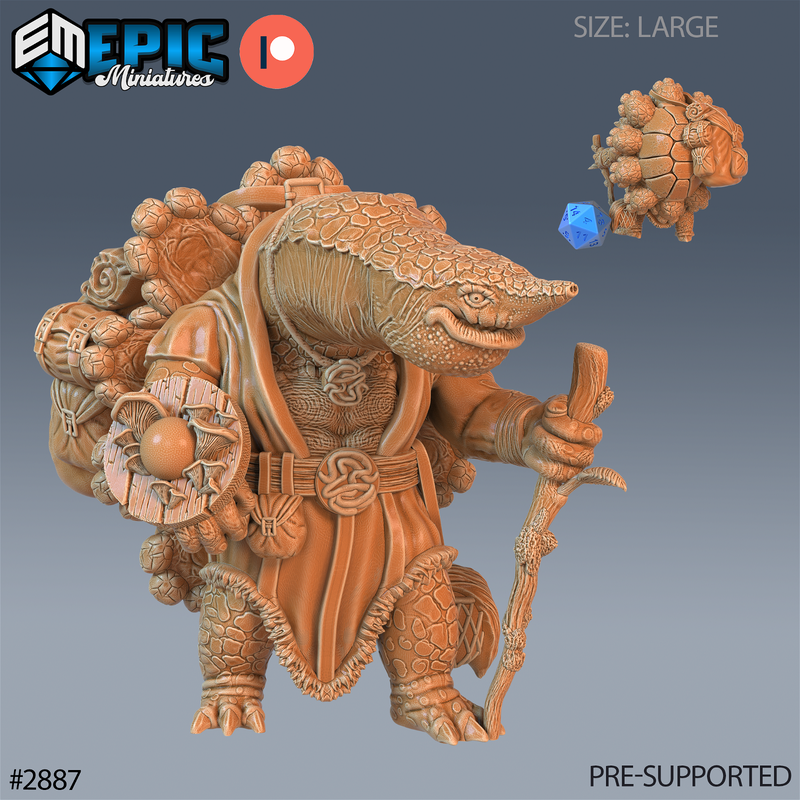 Island Turtlefolk 3D-printed model