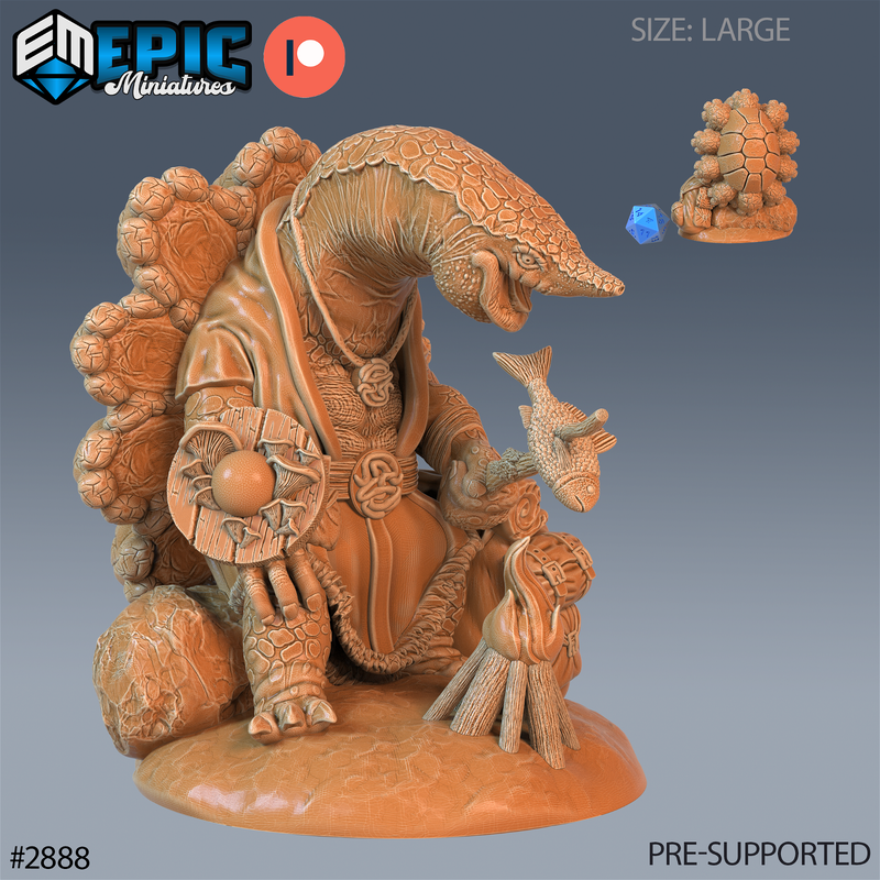 Island Turtlefolk 3D-printed model