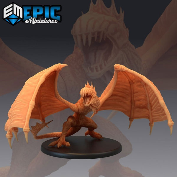 Island Wyvern 3D-printed model