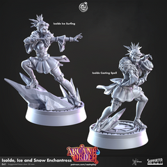 Isolde, Ice and Snow Enchantress 3D-printed model