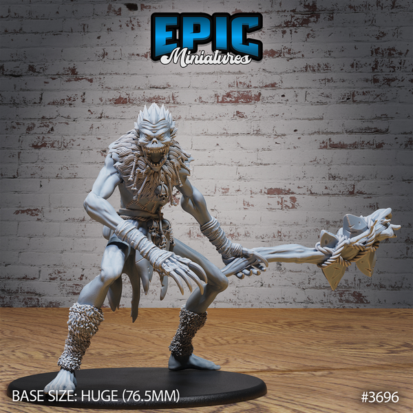 Ithaqua Wendigo 3D-printed model