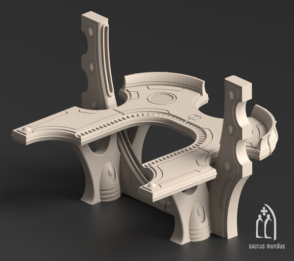 Ivdyris Docks 3D-printed model