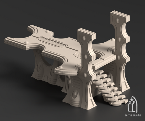 Ivdyris Docks 3D-printed model