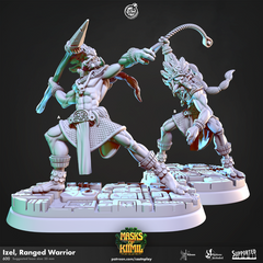 Izel Ranged Warrior 3D-printed model